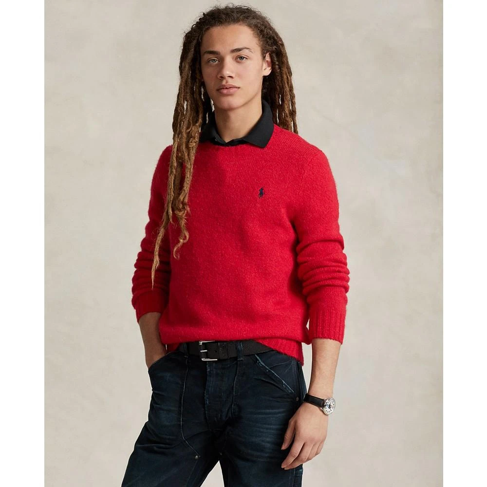 商品Ralph Lauren|Men's Fuzzy Wool-Blend Sweater,价格¥749,第1张图片