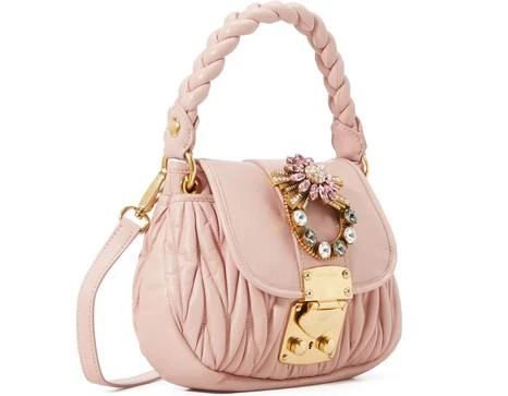 商品Miu Miu|Mini Coffer handbag,价格¥9298,第3张图片详细描述