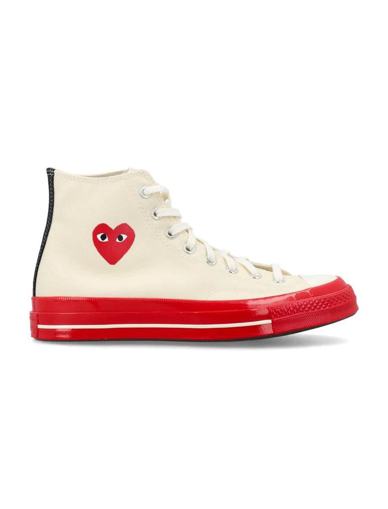 商品Comme des Garcons|COMME DES GARÇONS PLAY X CONVERSE Chuck 70 CDG high red sole,价格¥967,第1张图片