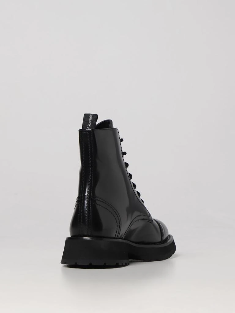 商品Alexander McQueen|Alexander McQueen brushed leather ankle boots,价格¥5602,第3张图片详细描述