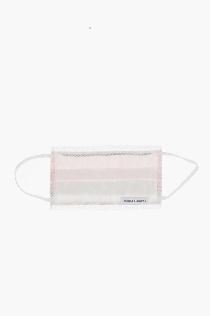 商品Faliero Sarti|Faliero Sarti Floral-Motif Laced JULIANA Face Mask,价格¥449,第3张图片详细描述
