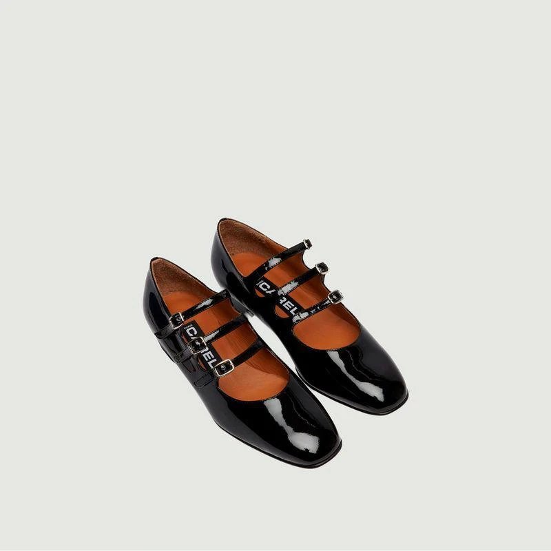 商品Carel|Ariana leather slippers Noir CAREL,价格¥3427,第4张图片详细描述