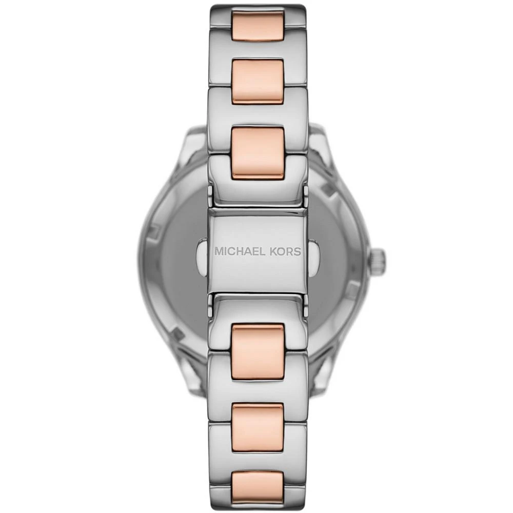 商品Michael Kors|Women's Liliane Two-Tone Stainless Steel Bracelet Watch, 36mm and Bracelet Gift Set,价格¥1566,第2张图片详细描述