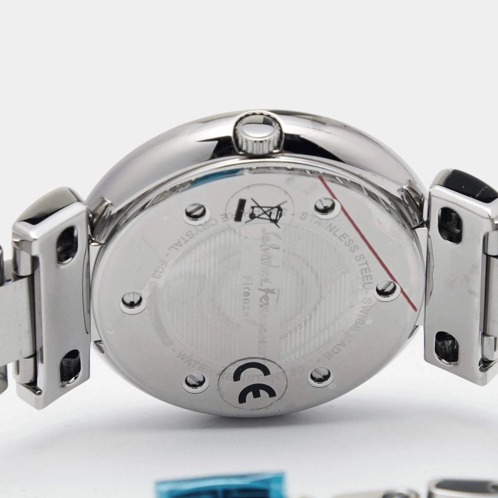 商品[二手商品] Salvatore Ferragamo|Salvatore Ferragamo Mother of Pearl Diamond Stainless Steel Gancino Deco FG3050014 Women's Wristwatch 39 mm,价格¥3217,第4张图片详细描述