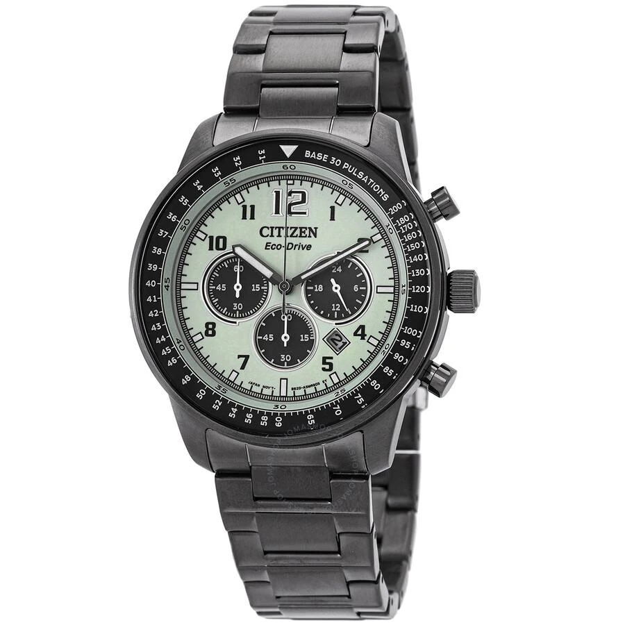 商品Citizen|Chronograph Eco-Drive Green Dial Men's Watch CA4507-84X,价格¥1482,第1张图片