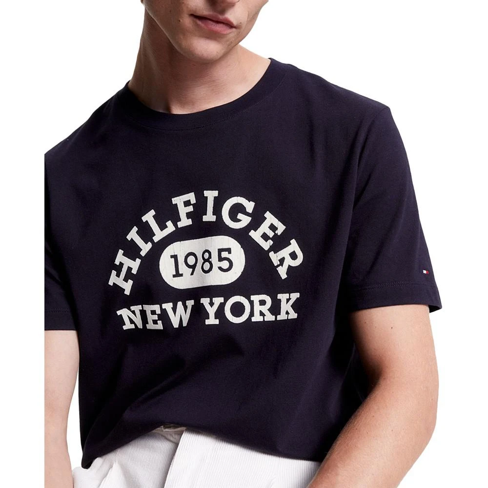 商品Tommy Hilfiger|Men's Monotype Collegiate Graphic T-Shirt,价格¥264,第3张图片详细描述