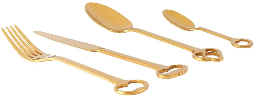 Seletti Gold Keytlery Cutlery Set 2