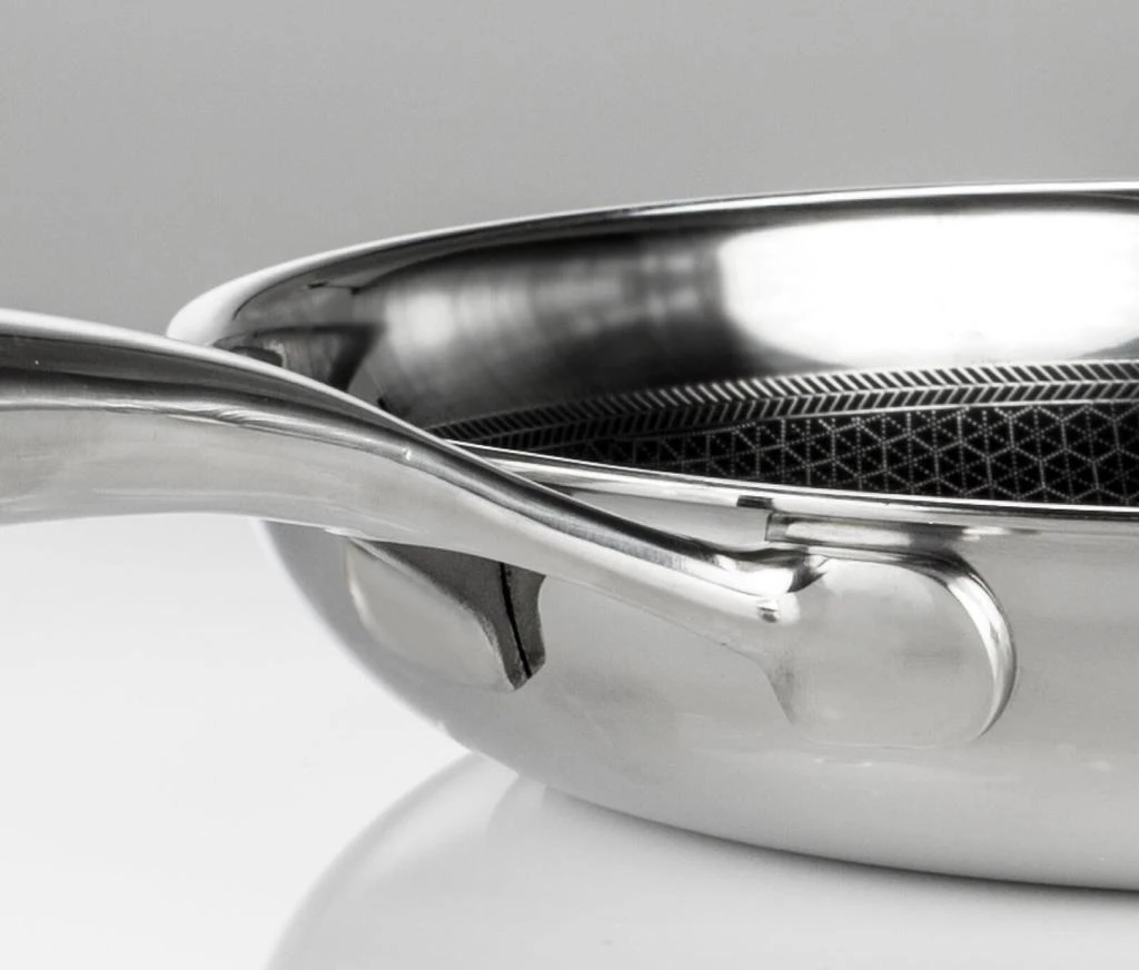 商品Frieling|Black Cube 12-1/2 Inch Stainless/Nonstick Hybrid Wok,价格¥1142,第5张图片详细描述