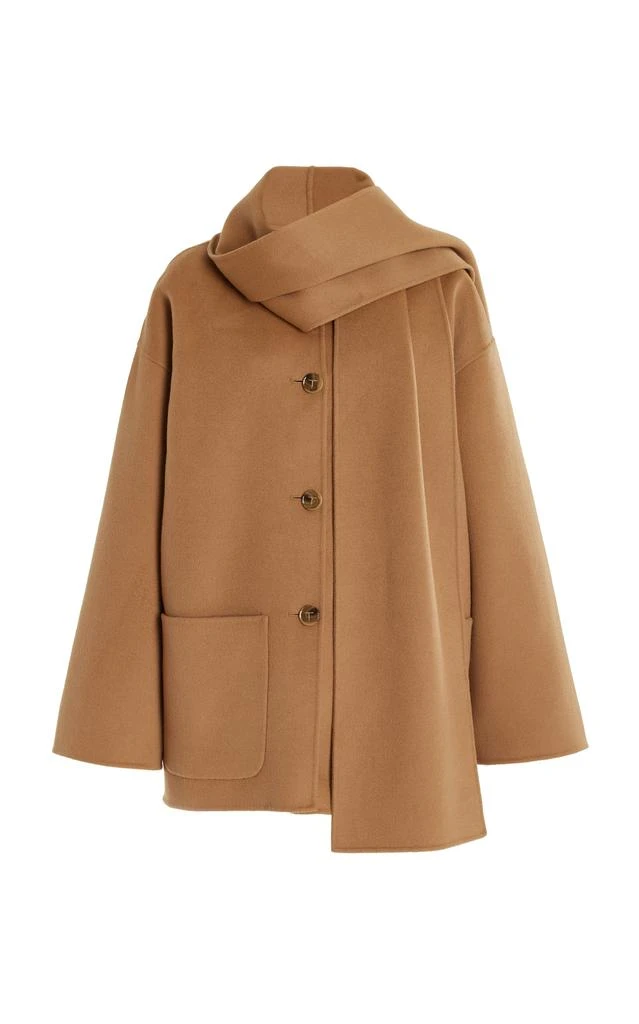 商品Totême|Toteme - Women's Double-Scarf Wool Jacket - Brown - EU 38 - Moda Operandi,价格¥5195,第1张图片