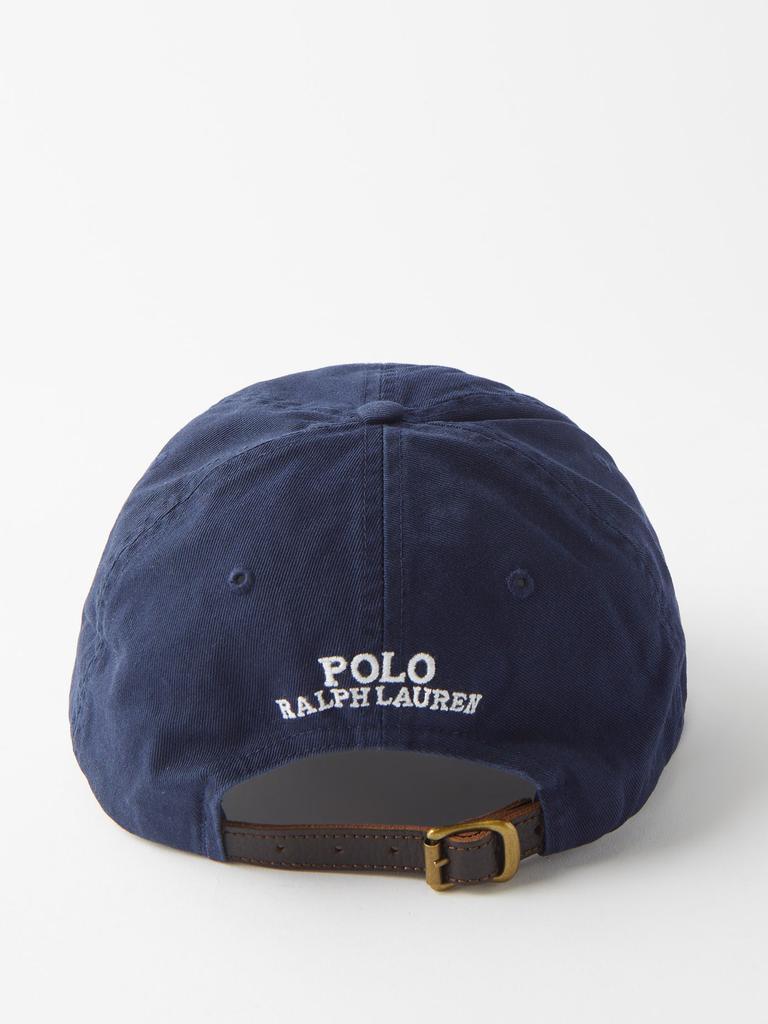 商品Ralph Lauren|Polo Bear-embroidered cotton-twill cap,价格¥530,第6张图片详细描述