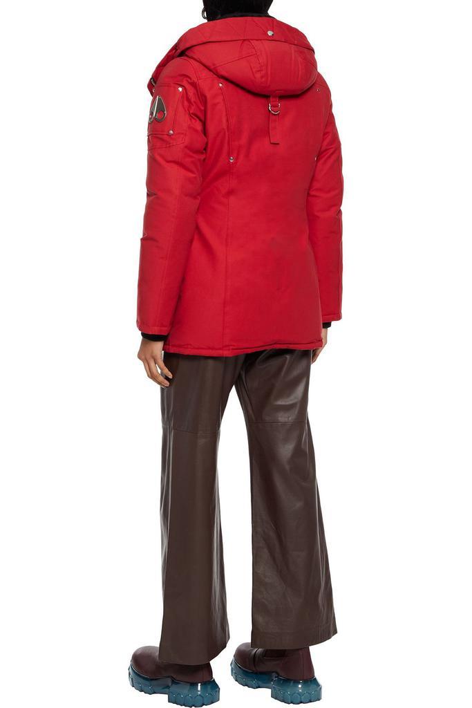 商品Moose Knuckles|Arthurette cotton-blend canvas hooded down jacket,价格¥4042,第5张图片详细描述