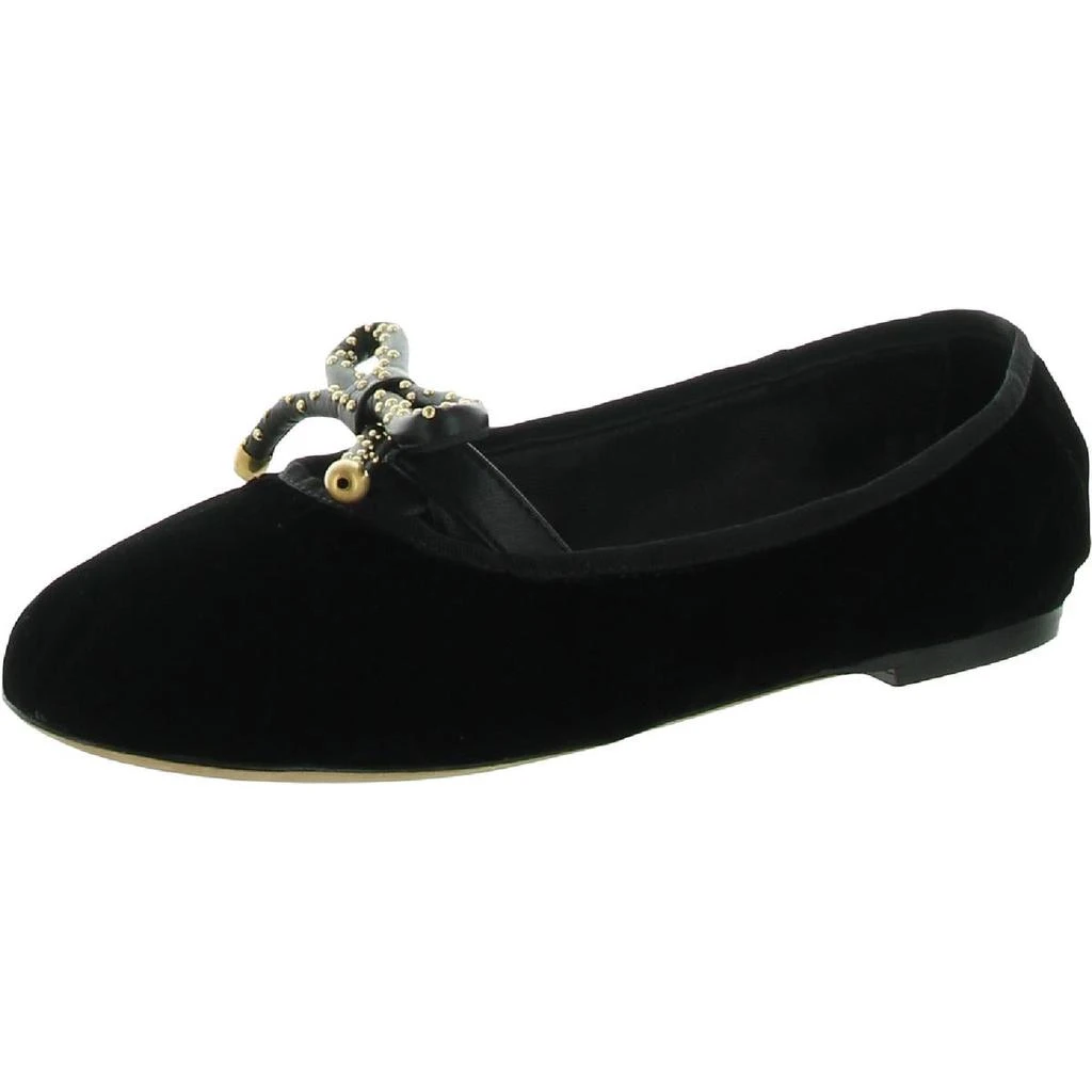 商品RED Valentino|Red Valentino Womens Velvet Studded Ballet Flats,价格¥919,第1张图片