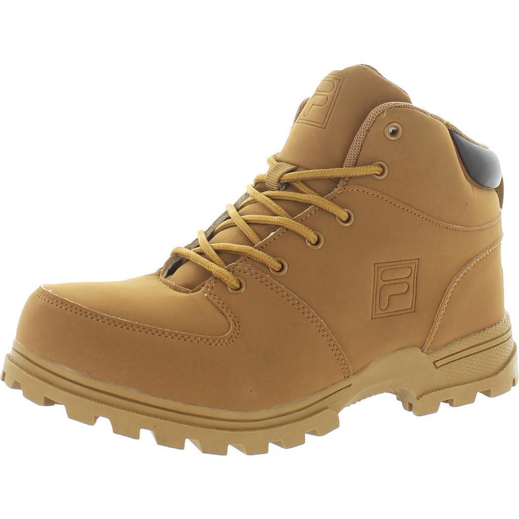 商品Fila|Fila Boys Ascender 2 Faux Leather Lug Sole Hiking Boots,价格¥141,第1张图片