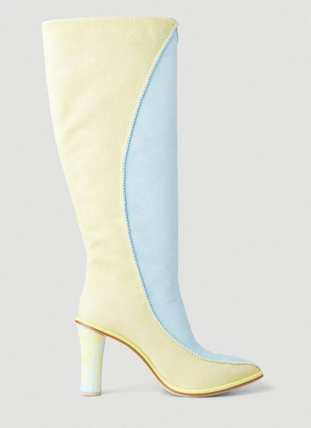 商品UGG|Colour Block High Heel Boots in Yellow,价格¥1178,第1张图片