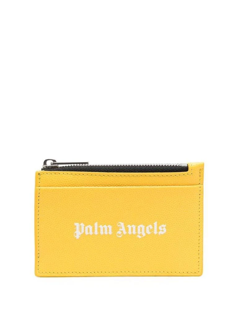 商品Palm Angels|PALM ANGELS Leather zipped card case,价格¥1615,第1张图片