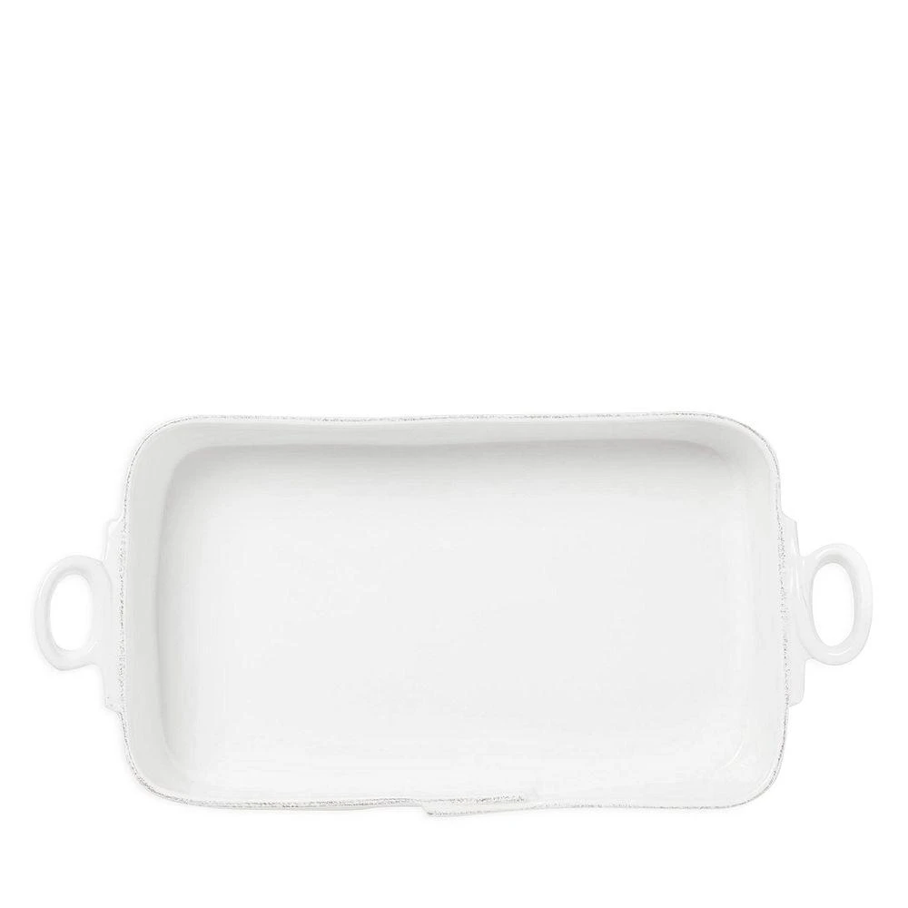 Lastra White Rectangular Baker 商品
