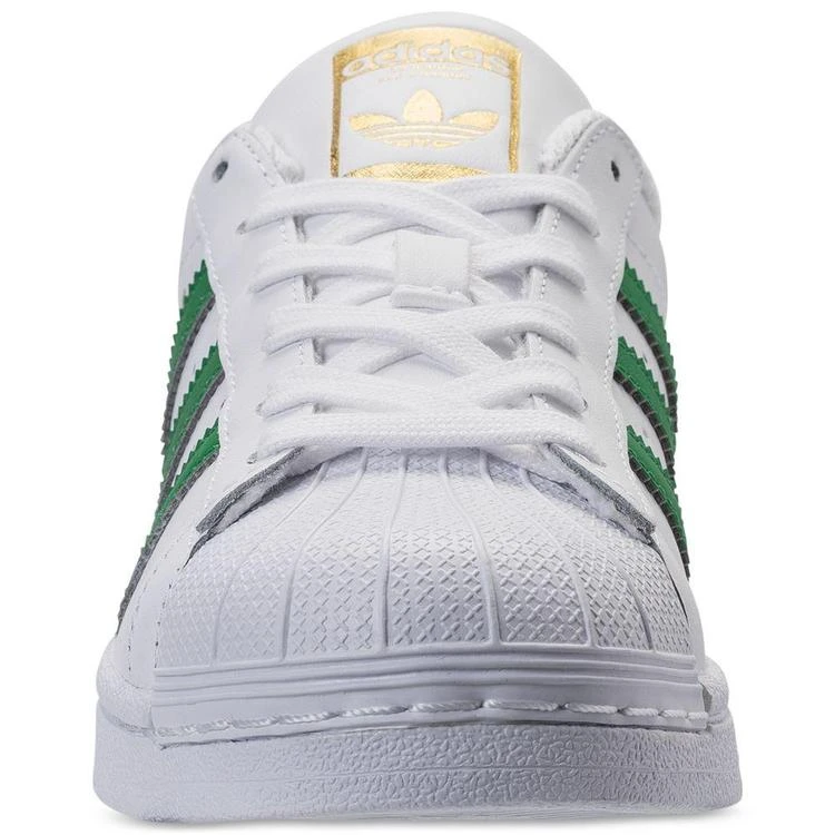 商品Adidas|Boys' Superstar Casual Sneakers from Finish Line,价格¥371,第4张图片详细描述