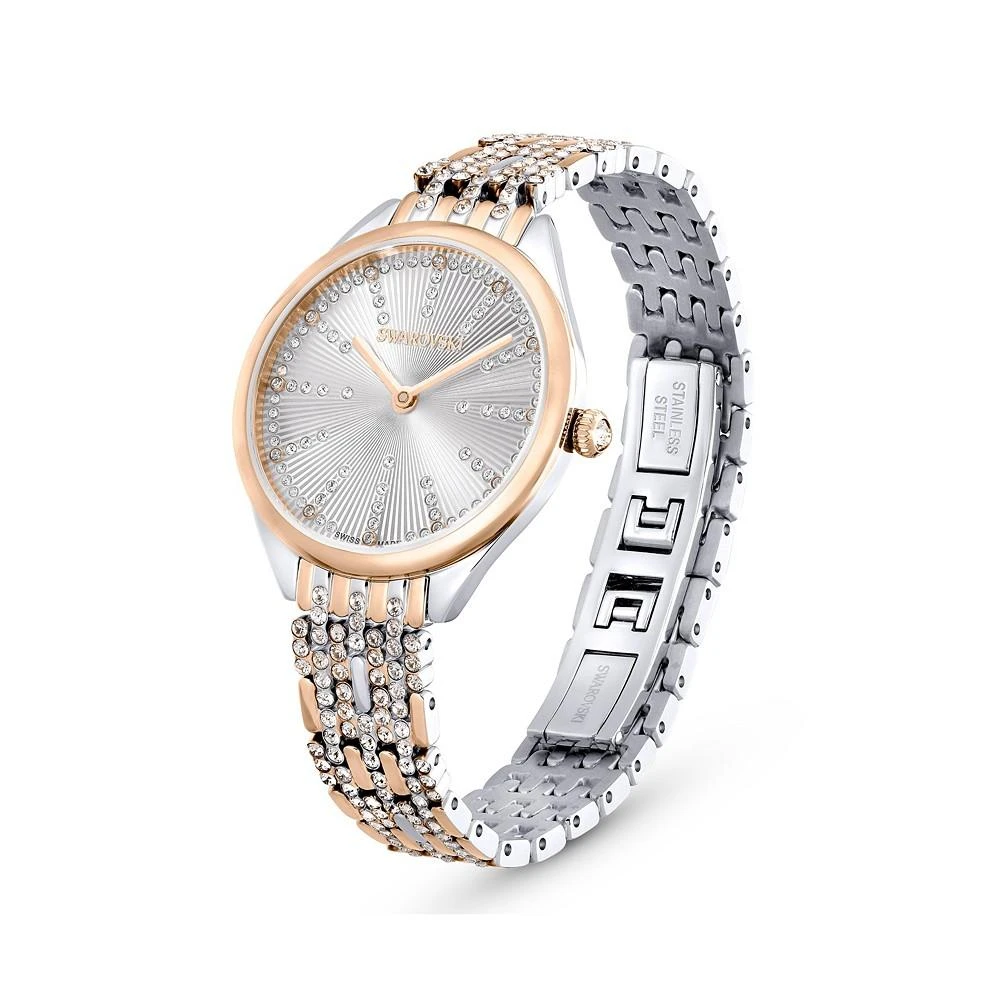 商品Swarovski|Women's Quartz Attract Mixed Metal Watch, Swiss Made 30mm,价格¥2862,第2张图片详细描述