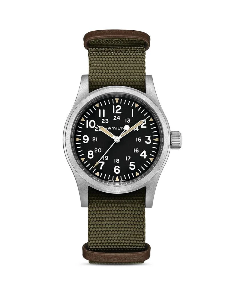 商品Hamilton|Mechanical Khaki Field Watch, 38mm,价格¥4431,第1张图片