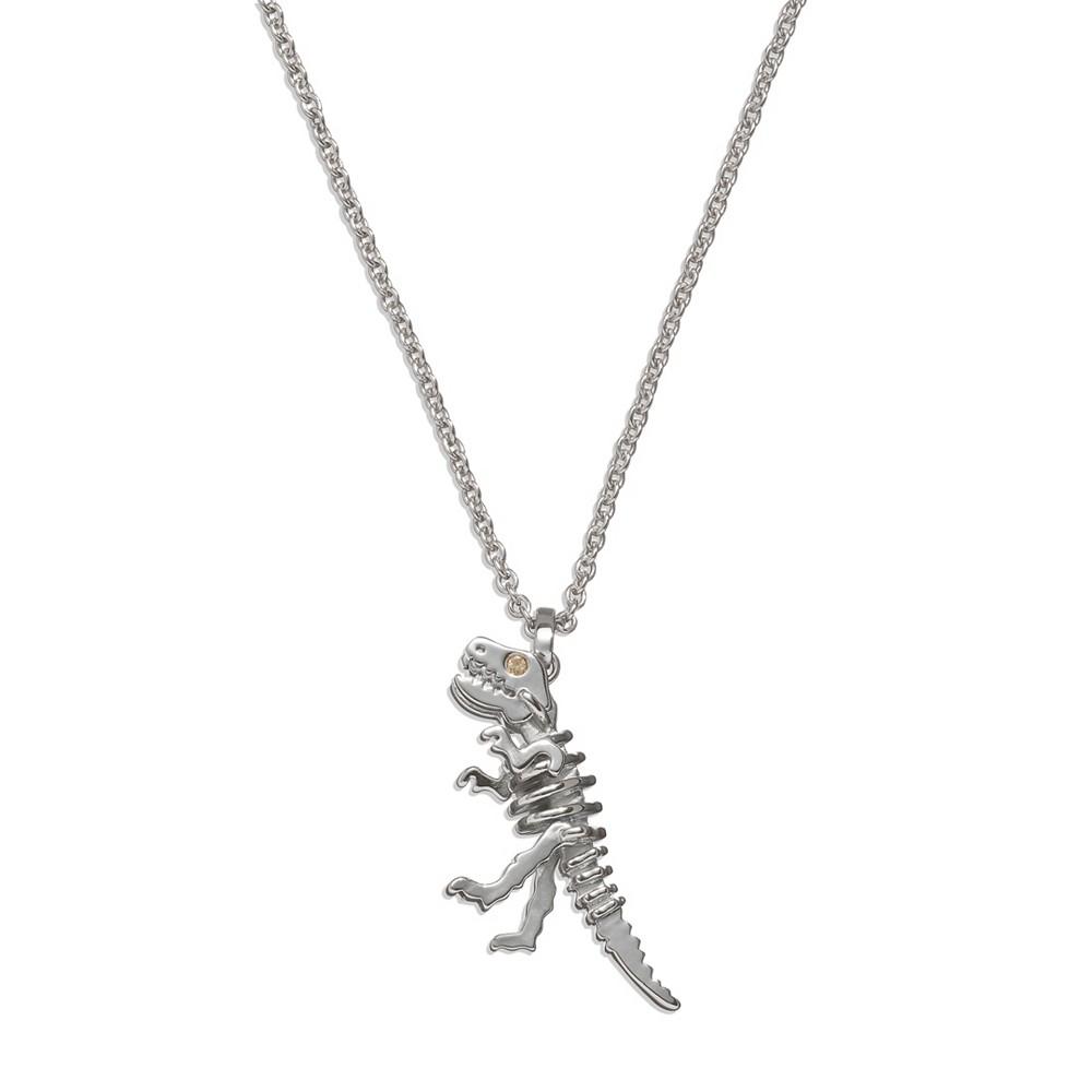 Faux Stone Signature Rexy Pendant Necklace商品第1张图片规格展示