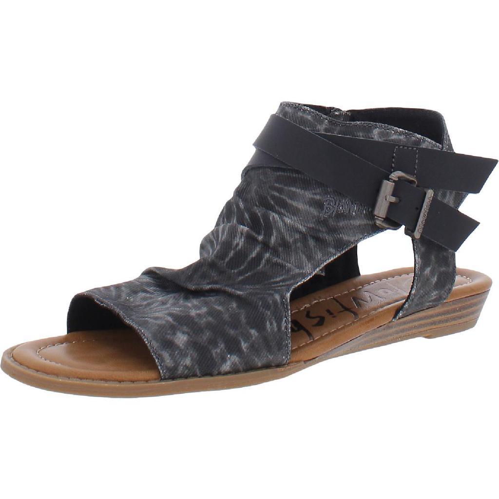 商品Blowfish|Blowfish Womens Adjustable Open Toe Flat Sandals,价格¥240-¥243,第5张图片详细描述