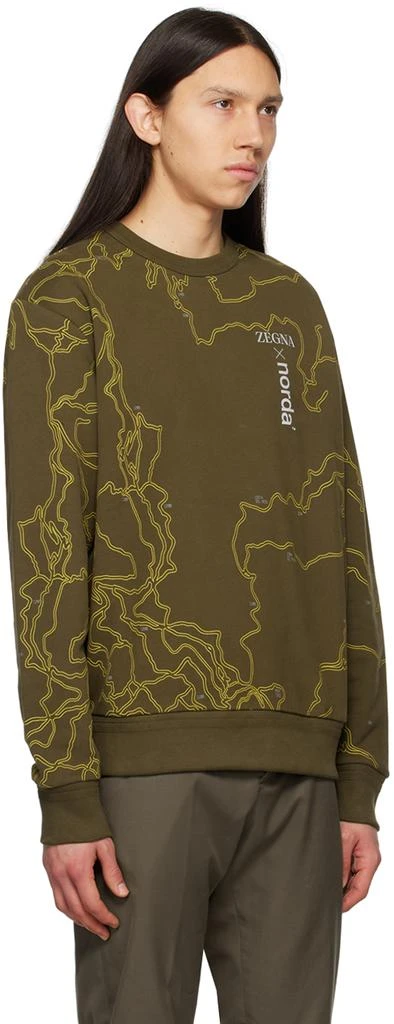 商品Zegna|Khaki norda Edition Sweatshirt,价格¥2377,第2张图片详细描述