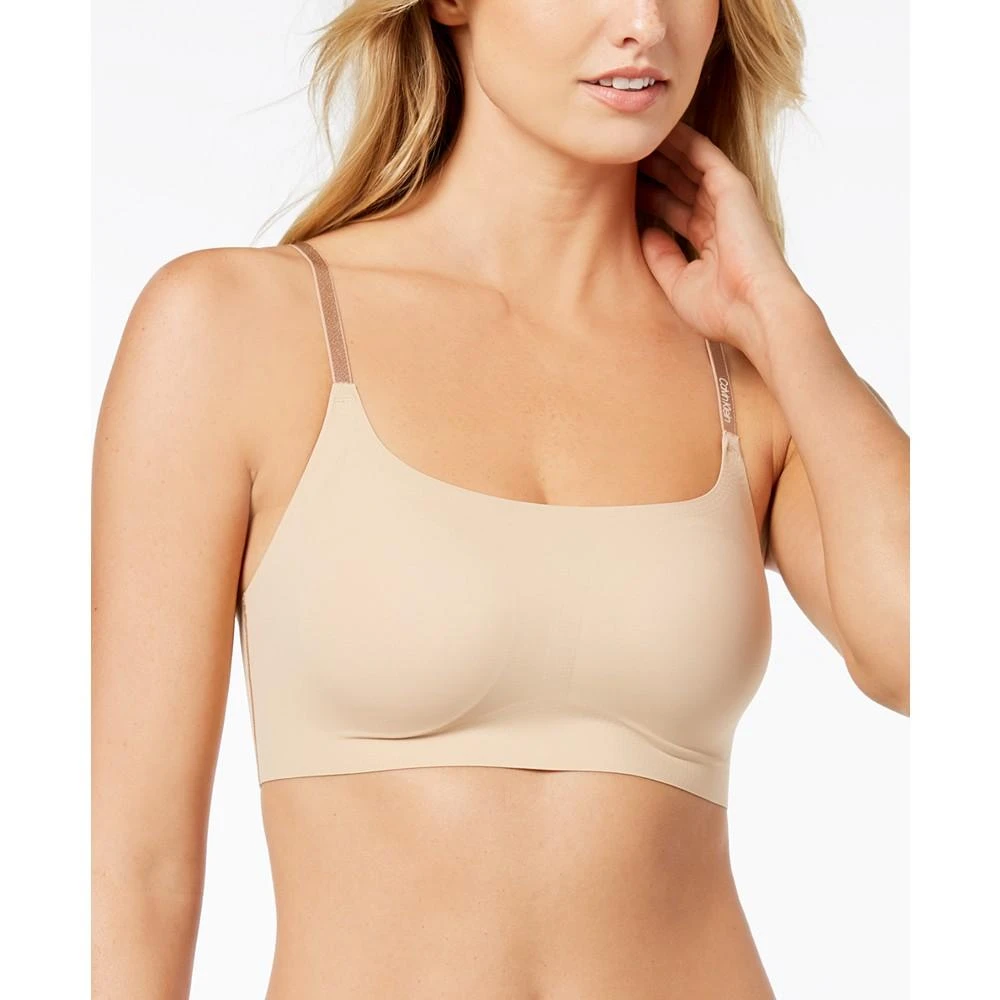 Calvin Klein Archive Logo Lightly Lined Wirefree Bra QF6094 - Macy's