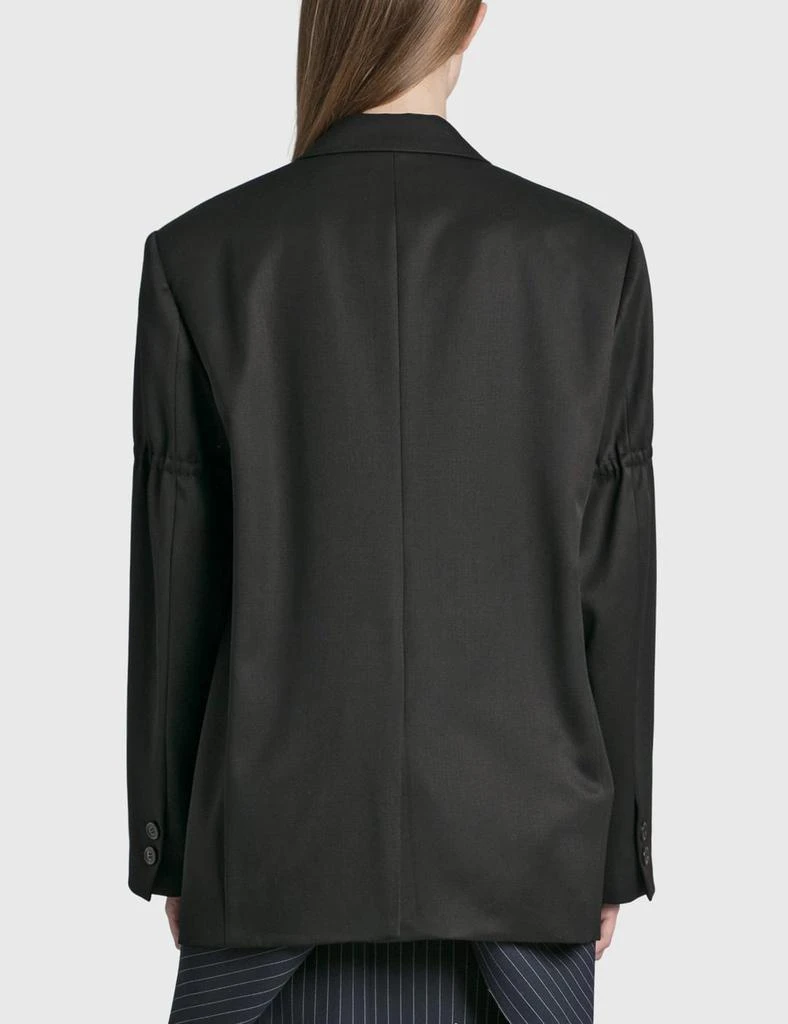 商品[二手商品] We11done|Black Standard Jacket with Logo Print,价格¥4142,第3张图片详细描述