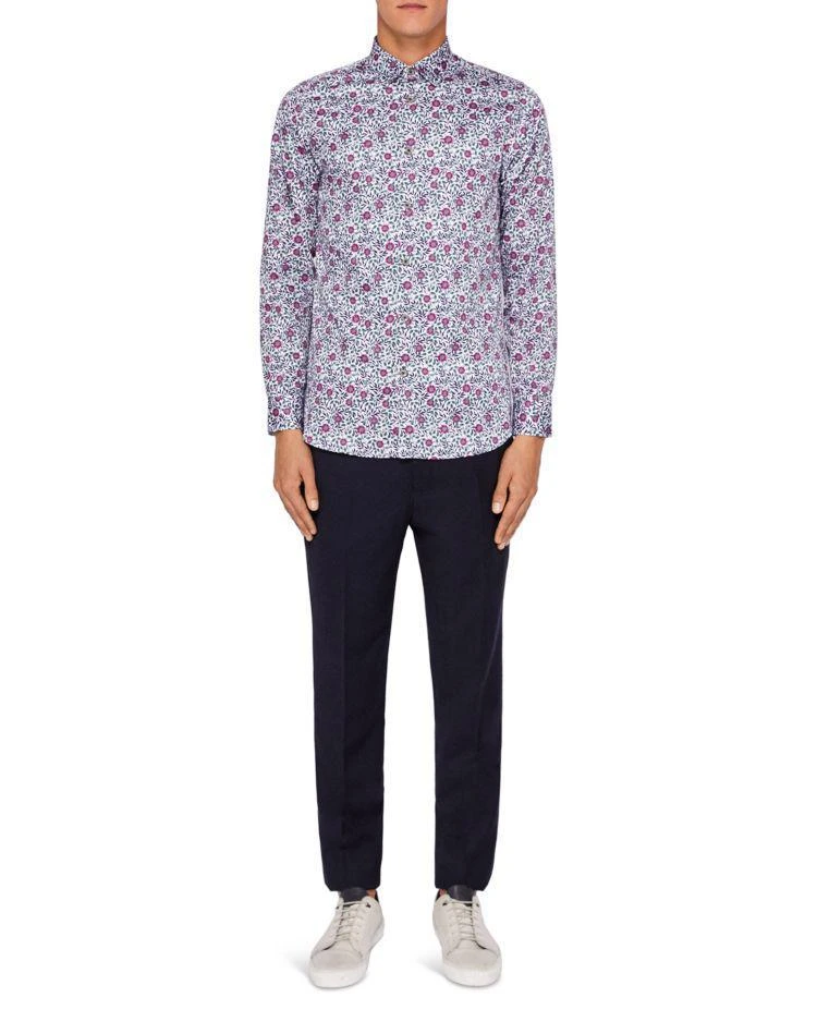 商品Ted Baker London|Odense Floral Regular Fit Button-Down Shirt,价格¥459,第3张图片详细描述
