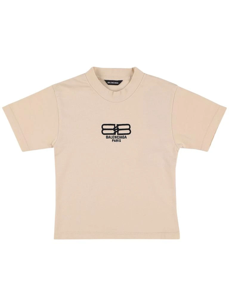 商品Balenciaga|Cotton Jersey S/s T-shirt,价格¥1876,第1张图片
