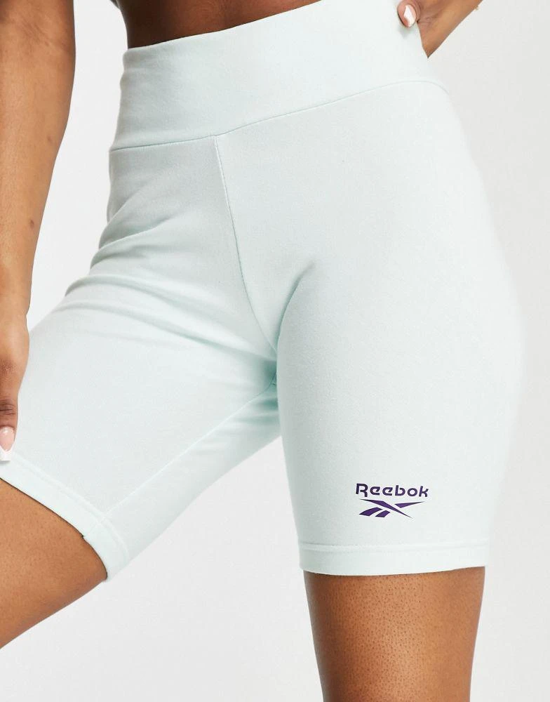 商品Reebok|Reebok small logo legging shorts in mint,价格¥128,第3张图片详细描述