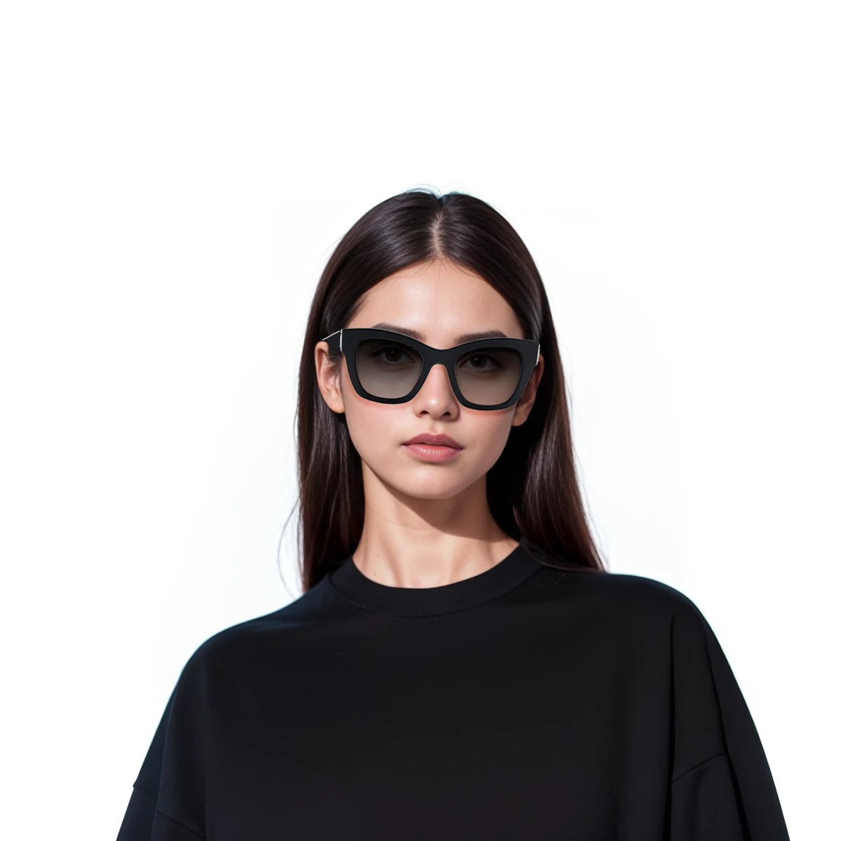 商品[国内直发] Chanel|【可配度数】 香奈儿 方框灰色镜片 爱心墨镜 板材镜架 方形 太阳眼镜 女款 黑色,价格¥3950,第8张图片详细描述