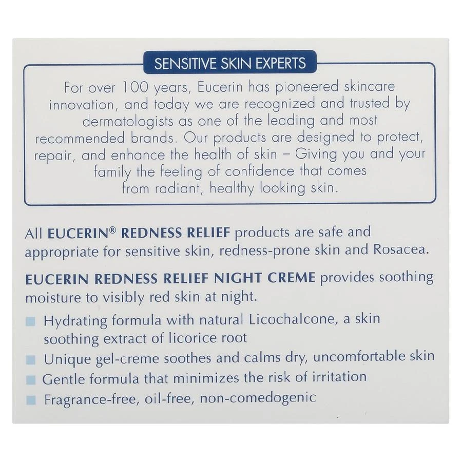 商品Eucerin|红血丝修护丝滑晚霜,价格¥116,第2张图片详细描述