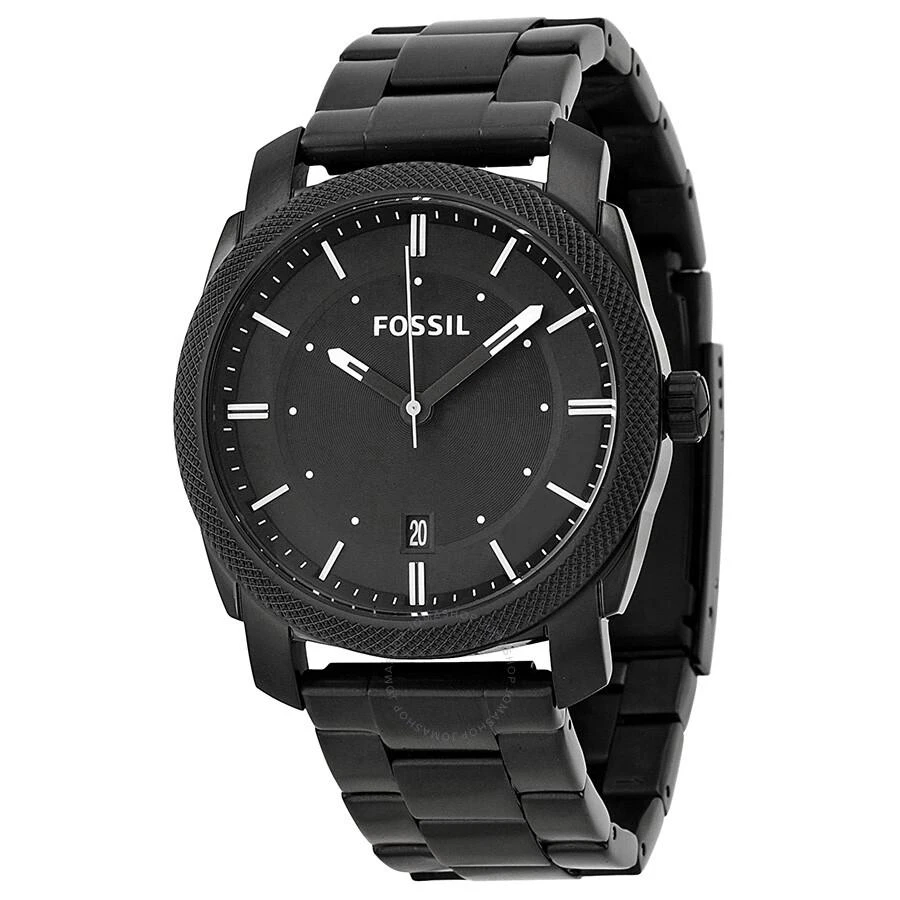 商品Fossil|Machine Black Dial Black-plated Men's Watch FS4775,价格¥629,第1张图片