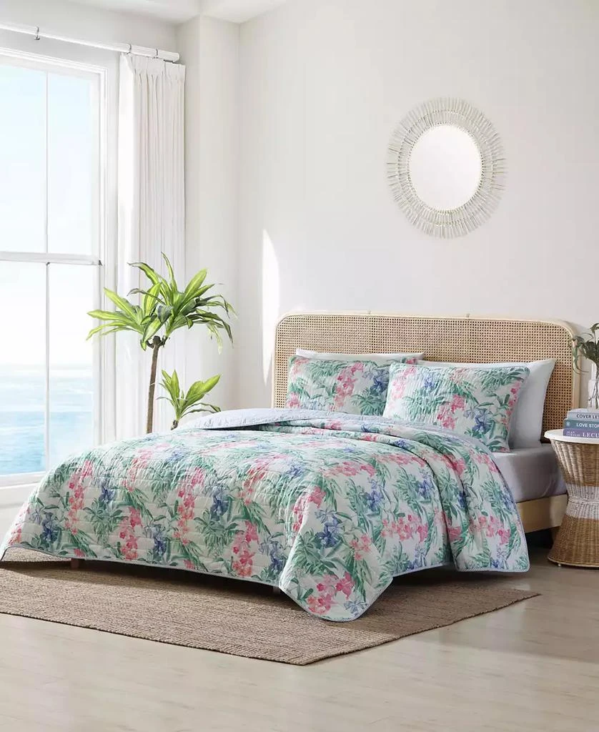 Island Orchid Reversible 3 Piece Quilt Set 商品