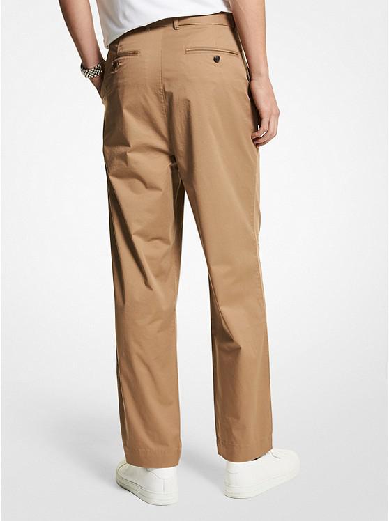 Stretch Cotton Belted Trousers商品第2张图片规格展示
