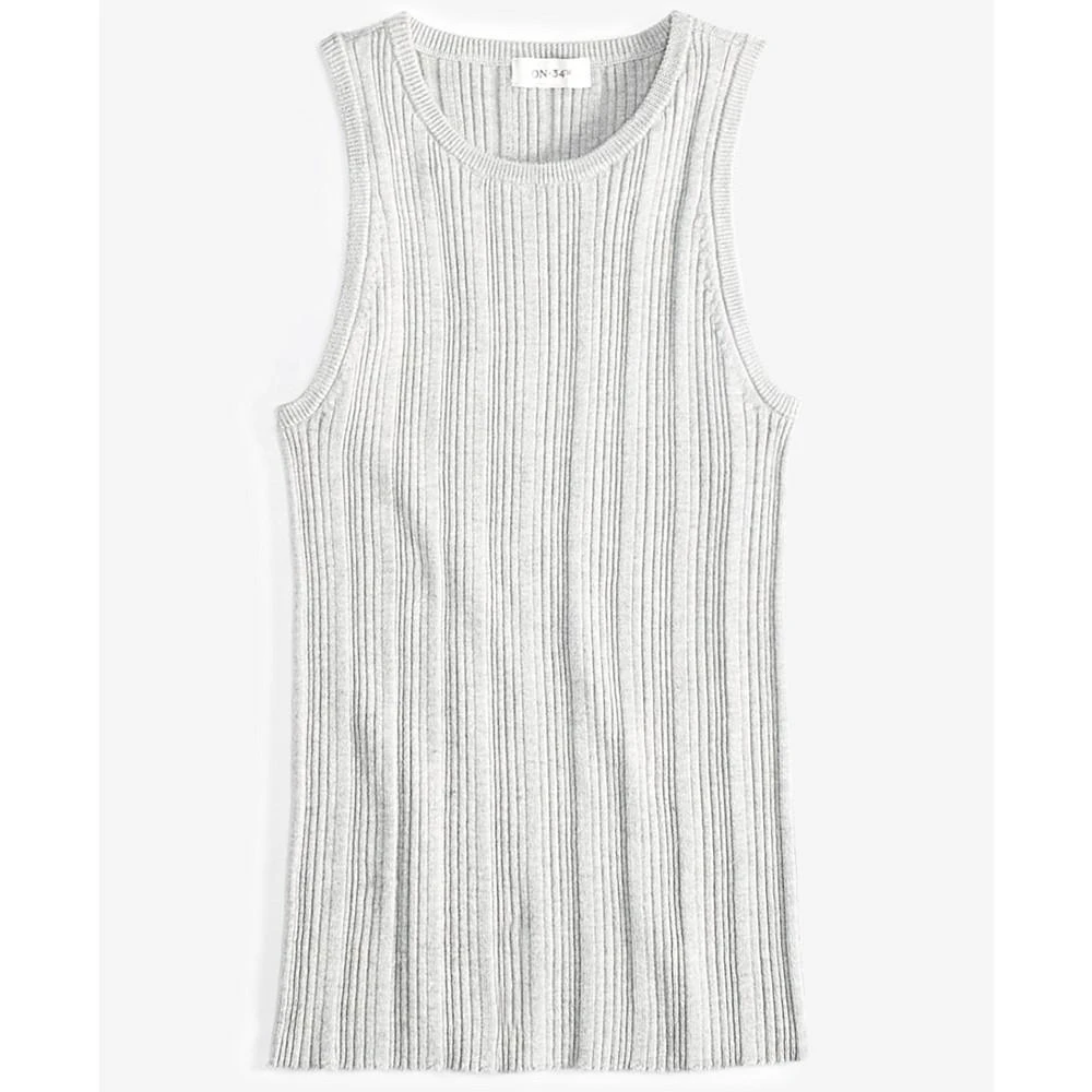 Women's Ribbed Knit Tank Top, Created for Macy's 商品