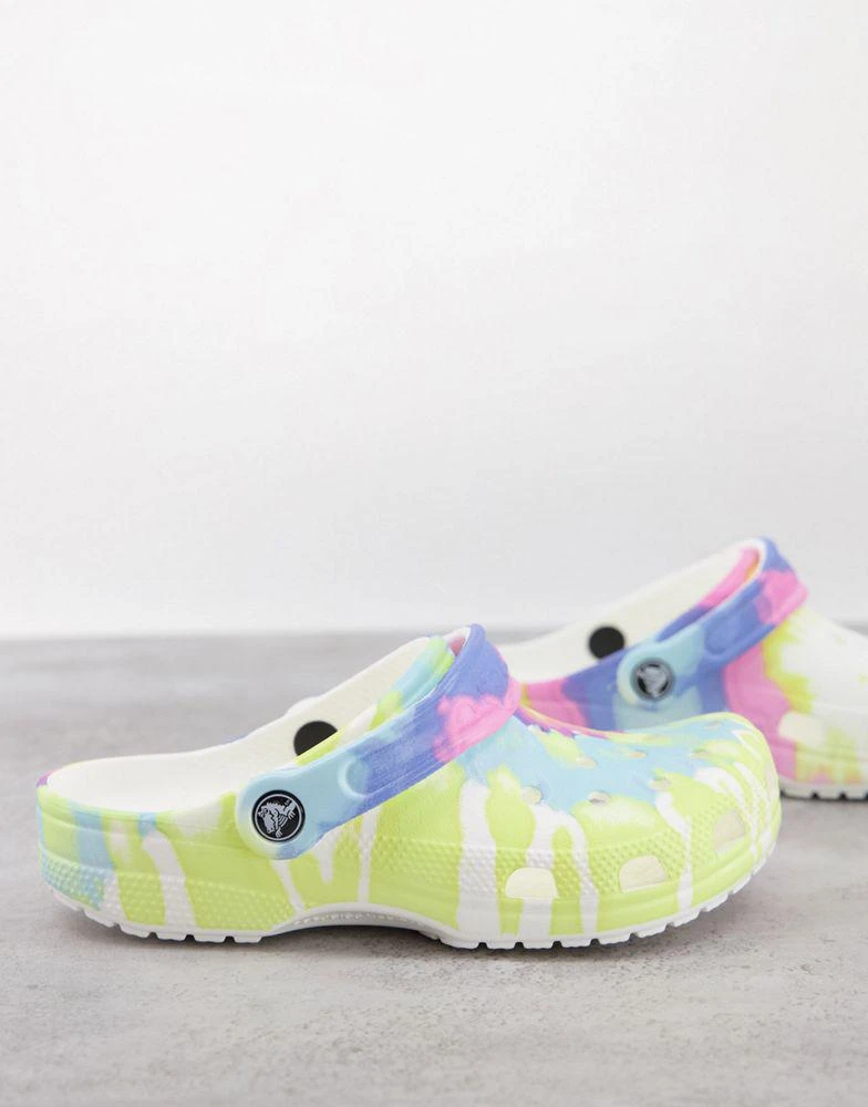 商品Crocs|Crocs classic clogs in pastel tie dye,价格¥412,第1张图片