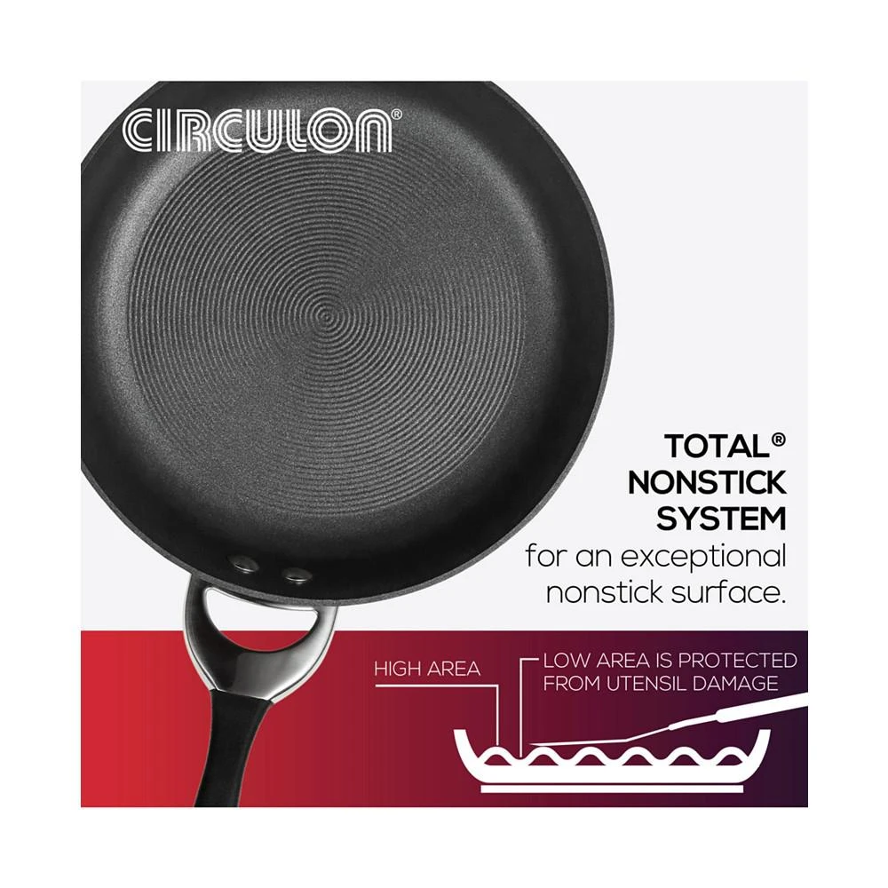 Symmetry Hard-Anodized Nonstick Weeknight Cookware Induction Pots and Pans Set, 4-Piece, Black 商品
