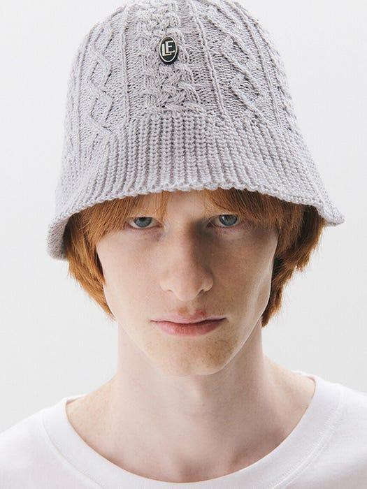 LE Logo Summer Mesh Bucket Hat _ Baby Blue商品第3张图片规格展示