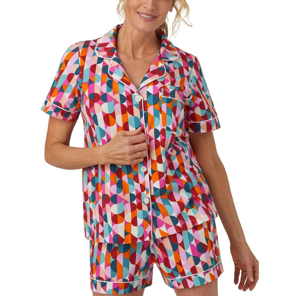 商品Bedhead PJs|Trina Turk X Bedhead Short Sleeve Short PJ Set,价格¥589,第3张图片详细描述