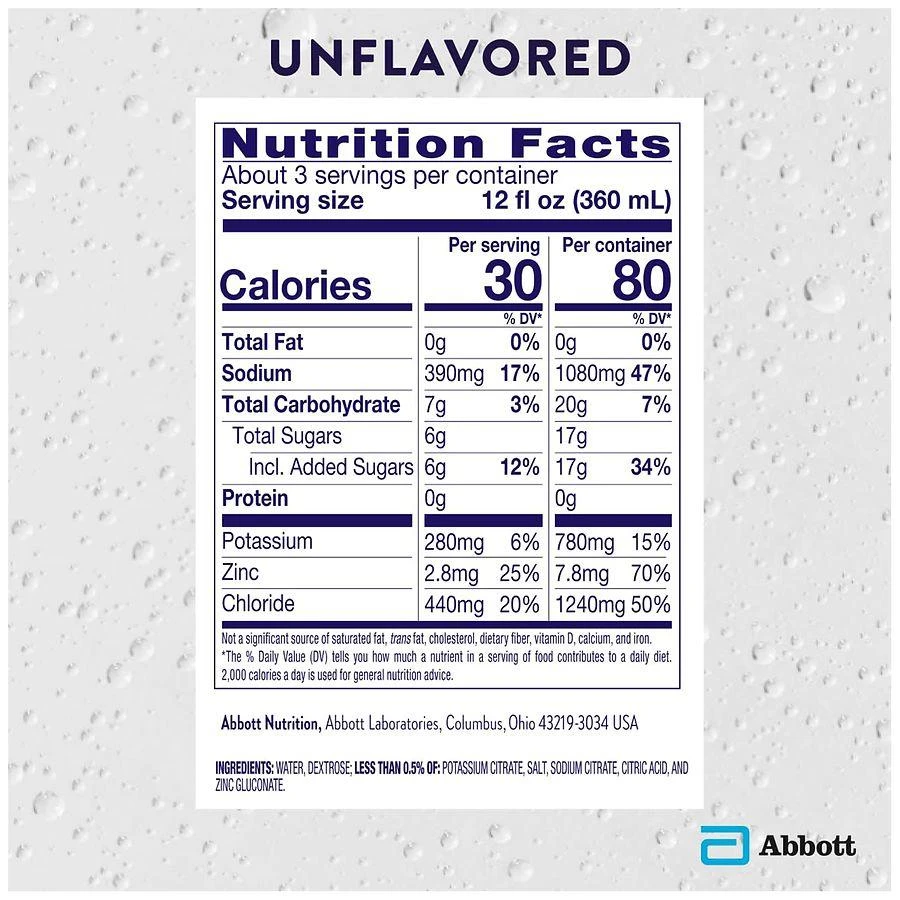 Electrolyte Solution Unflavored 商品