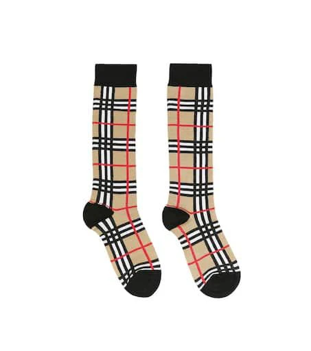 商品Burberry|Vintage Check棉质混纺袜子,价格¥333,第1张图片