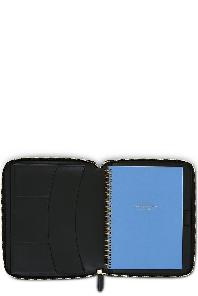 商品SMYTHSON|A5 writing folder with zip in panama,价格¥5459,第2张图片详细描述