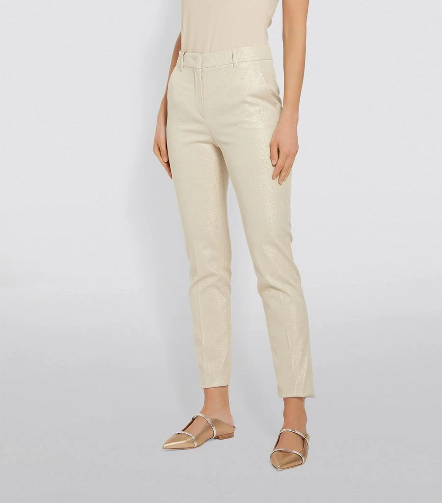 商品Max Mara|Straight-Fit Glitter Trousers,价格¥2182,第2张图片详细描述
