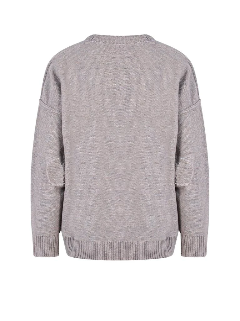 商品MM6|MM6 Maison Margiela Distressed V-Neck Cardigan,价格¥1431,第2张图片详细描述
