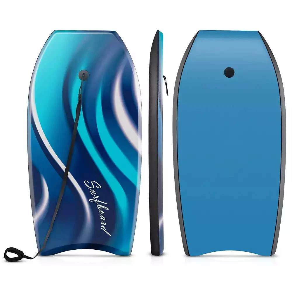 商品Costway|33" Lightweight Body Board with EPS Core XPE Deck HDPE Bottom Crescent Tail,价格¥376,第1张图片