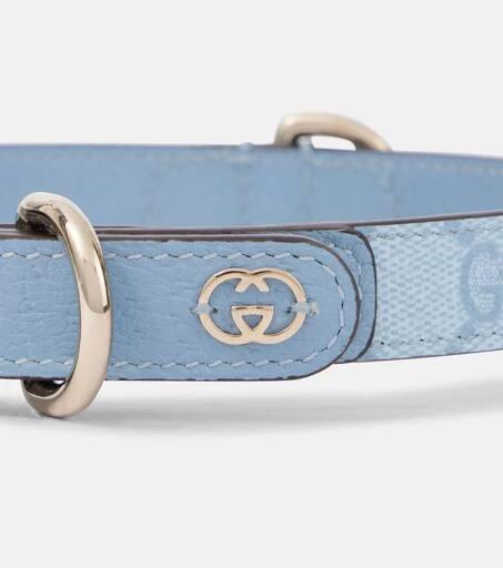 商品Gucci|GG leather-trimmed dog collar,价格¥2964,第2张图片详细描述