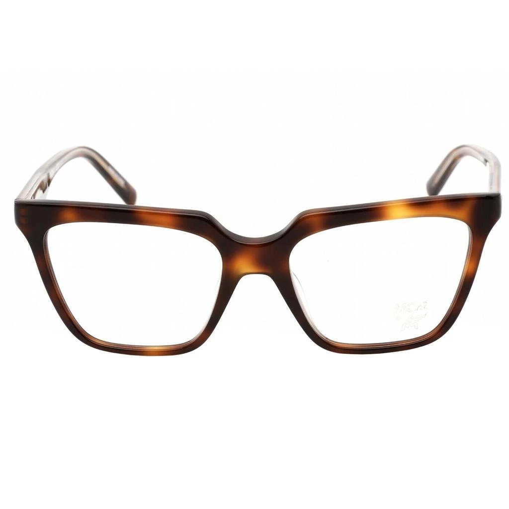 商品MCM|MCM Women's Eyeglasses - Havana Square Full-Rim Zyl Frame Clear Lens | MCM2716 214,价格¥295,第2张图片详细描述