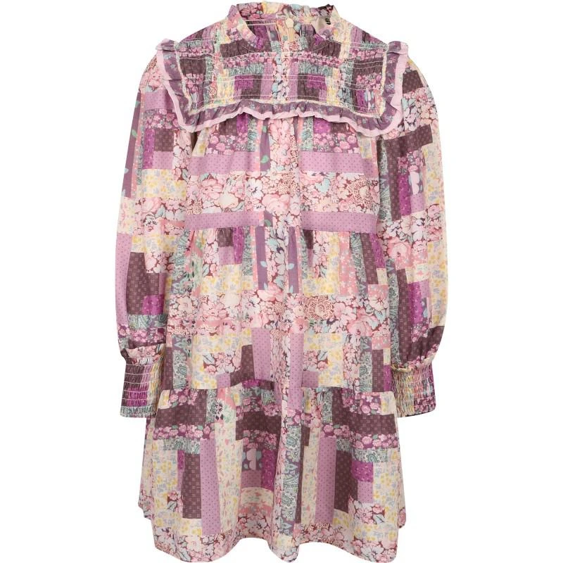 商品Sea|Naya floral dress with puff sleeves in pink,价格¥1304,第1张图片